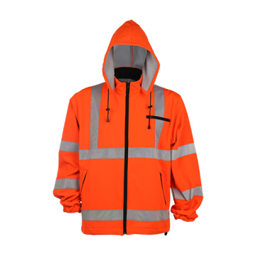 High Reflective Hooded Sweatshirt En471 Class3, ANSI/Isea Standard